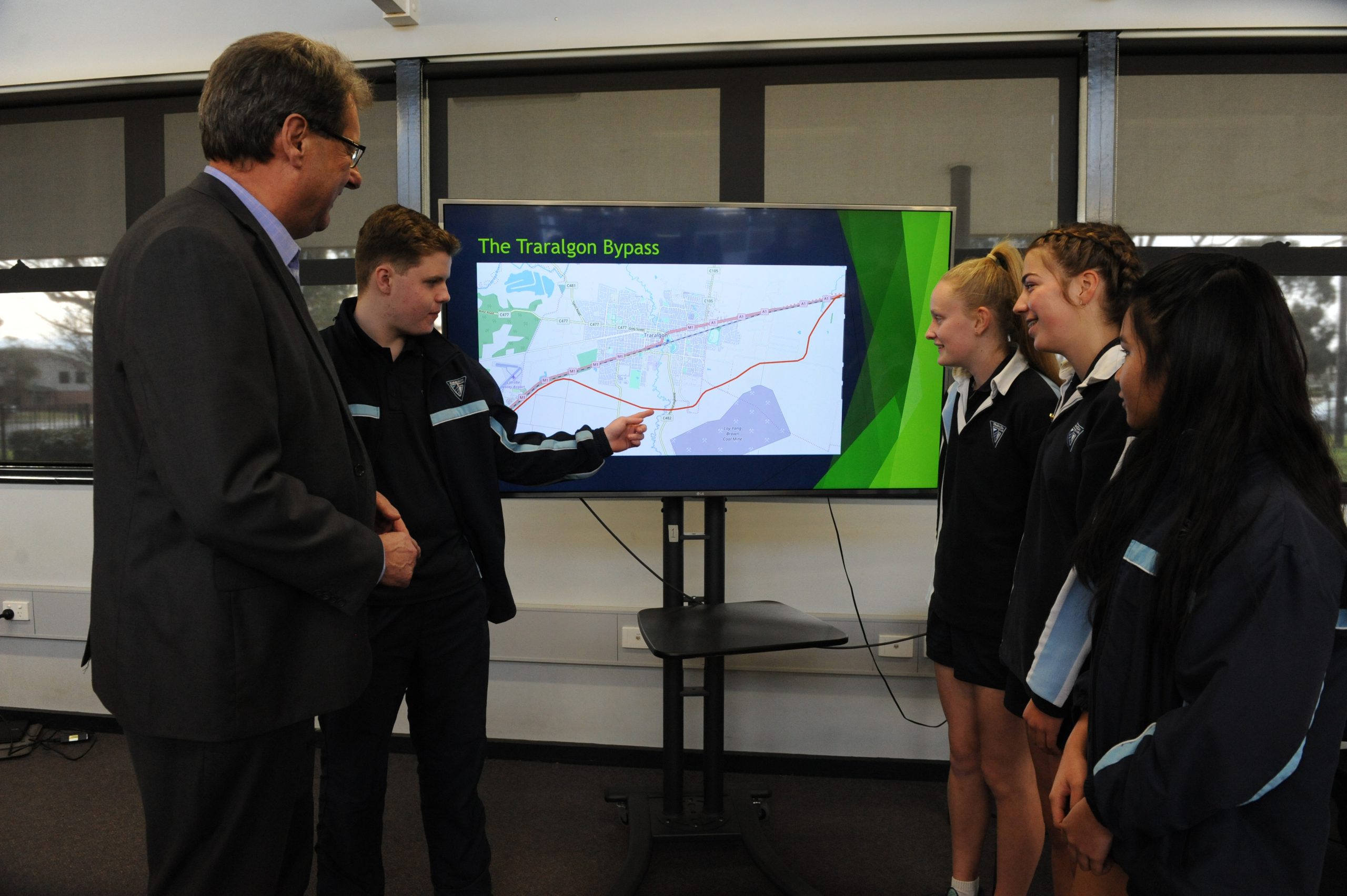 Students on the road to success