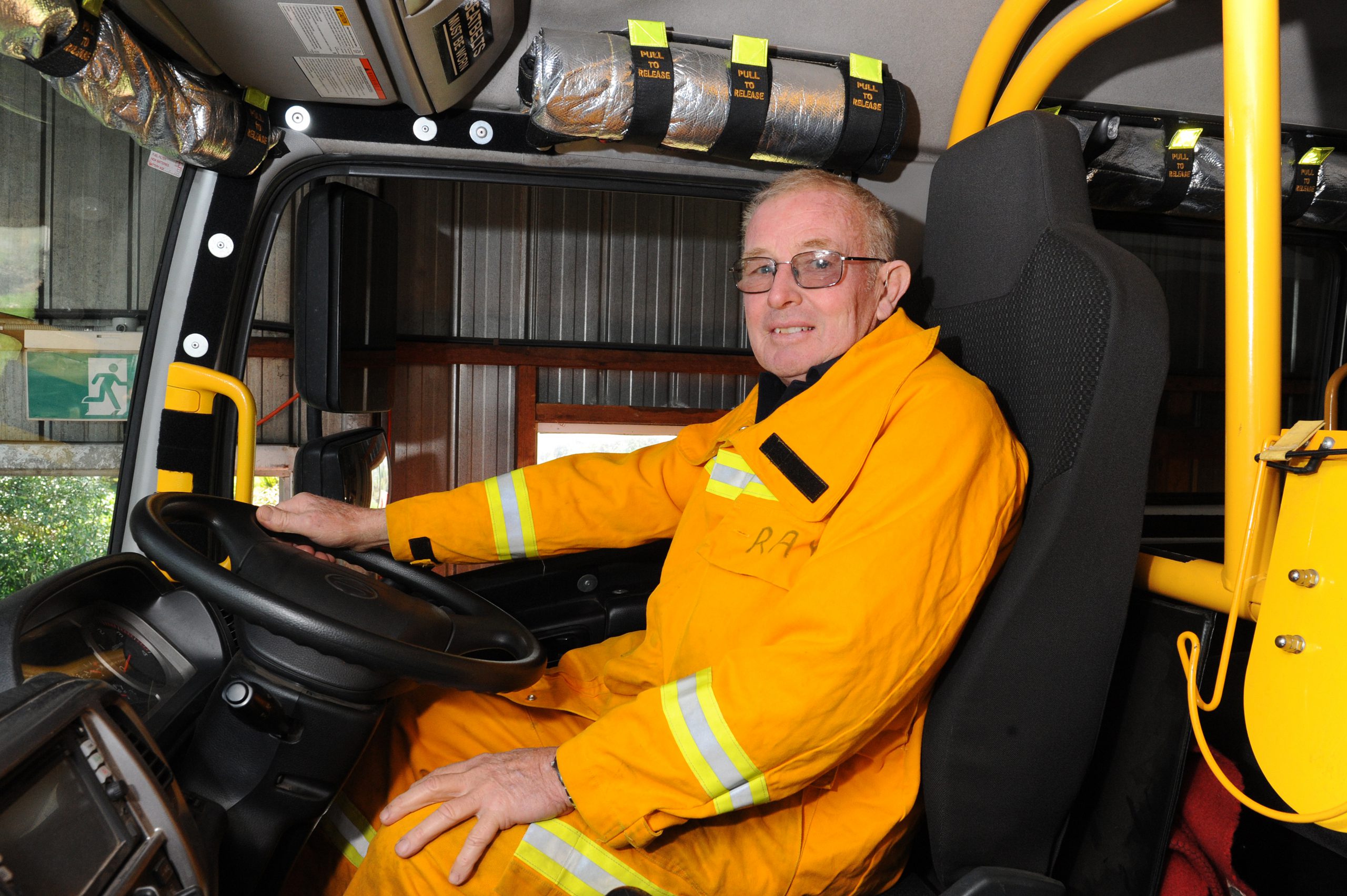 Veteran firefighter honoured