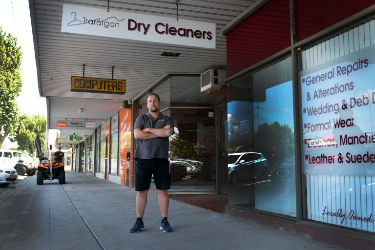 Filthy: Traralgon business hung out to dry