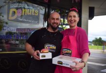 Locals go nuts for donuts
