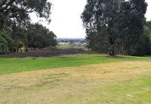 New holes under construction at Yallourn