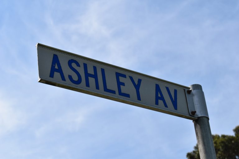 Seeing double over street name