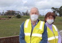 Neighbours say a last goodbye