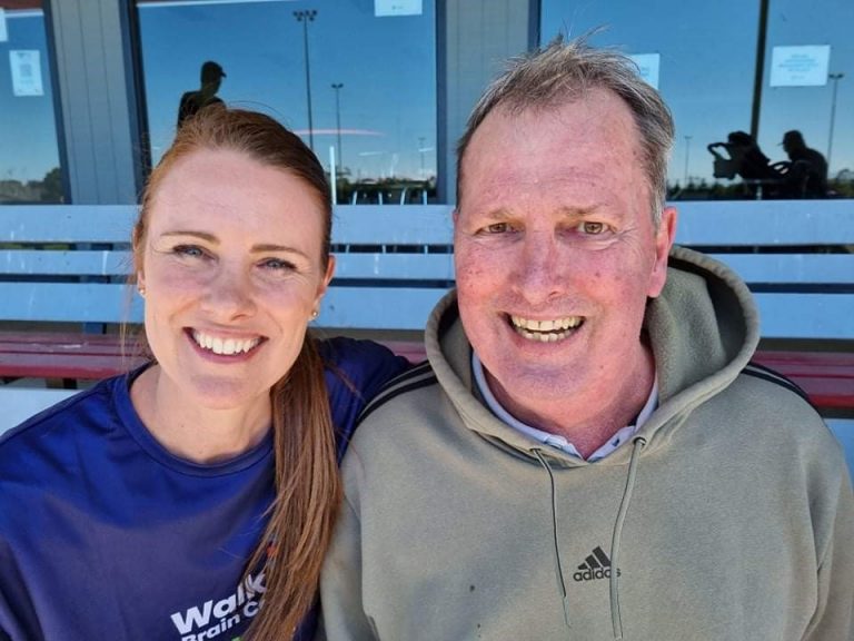 Family rallies around courageous father’s brain cancer battle