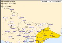 Heavy rain headed the Valley’s way on Friday