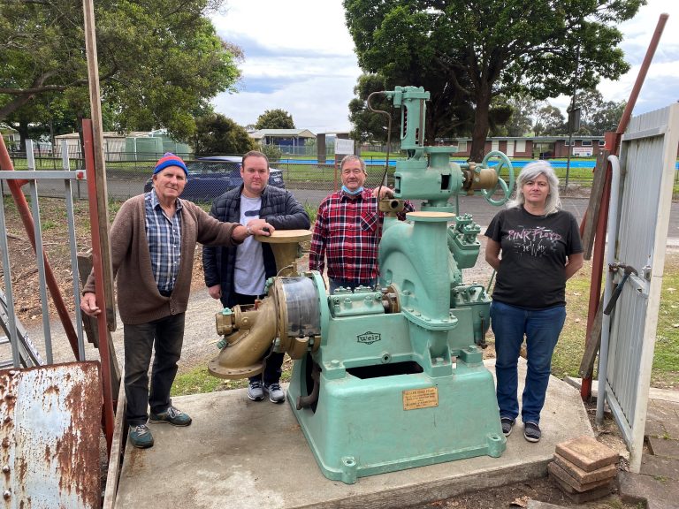 Historic power pump goes ‘home’
