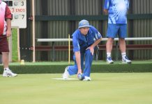 Bowlers battled through soggy conditions