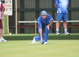 Bowlers battled through soggy conditions