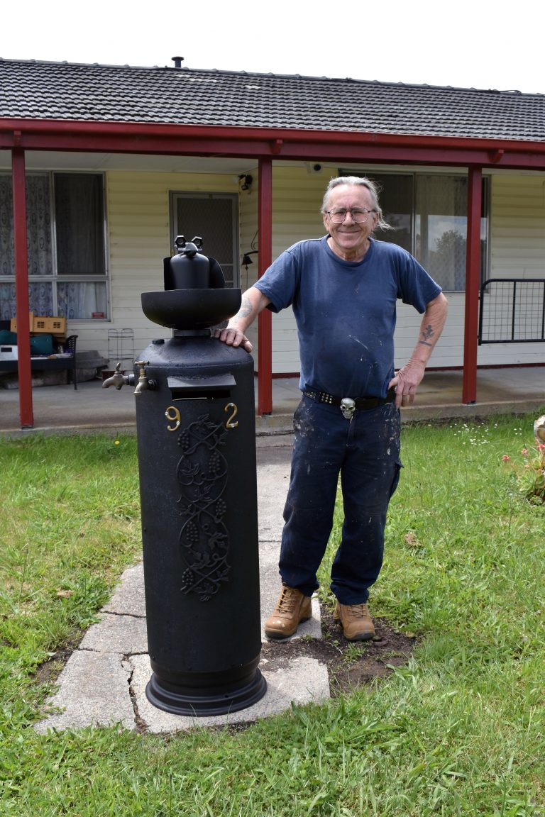 Local artist’s thinking is outside of the letterbox