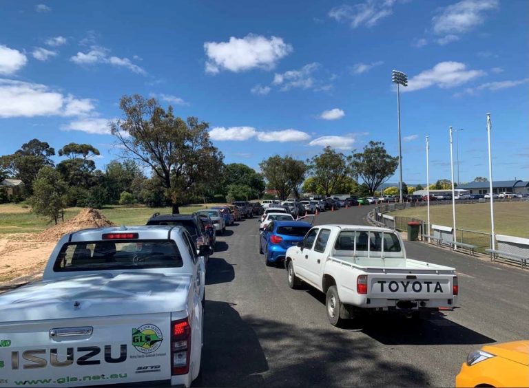Traralgon Recreation Reserve’s COVID testing demand