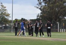 Magpies soar in only match