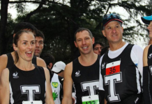 Great turnout at Harriers run