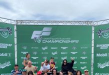 Caruso races to championship lead