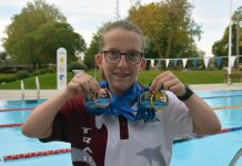 Kayla’s full house of medals