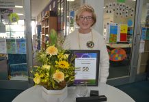 50 years of service Anna Henley 50 years of service