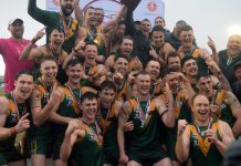 Leongatha gets Wet And Premiership