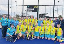 Local wins with Australia during overseas hockey masters