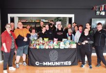 Feeding those in need with food drive