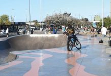 Cutting the ribbon on Moe’s revitalisation