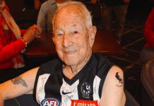 96-year-old supporter inks premiership tattoo