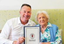 102 candles for Mary Harrison