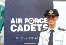 Cadet receives a gold commendation