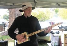 Busting a move at the Boolarra Folk Festival