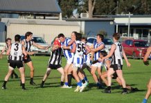 Reigning premier off the mark