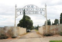 New entrance for Moe Memorial Park