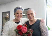 Braving the shave for cancer