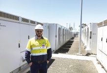 Battery like a charger on a huge scale