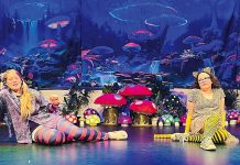 Youth drama stepping on stage