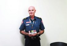 Moe local honoured with service award