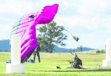 Local teacher skydives to gold