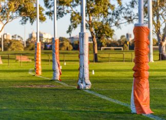 Battle of the Mid Gippy mud wrestlers