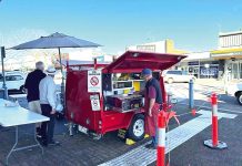 New mobile grill for Lions Club Moe