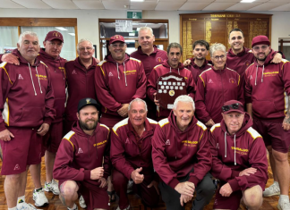 Bowlers warm up for pennant