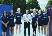 Vixens visit with special guest