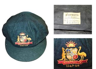 Chance to own baggy green held by Bradman