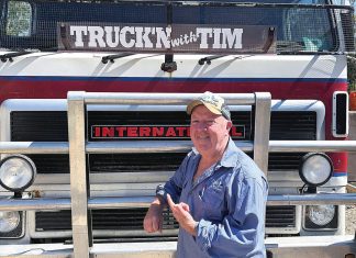 On the road and airwaves with truckie Tim