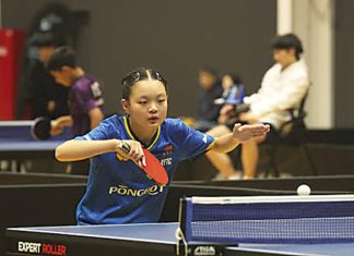 Table tennis elites grace the region