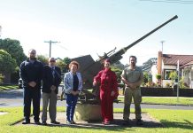 Historic Bofors gun restored in Moe