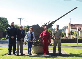 Historic Bofors gun restored in Moe