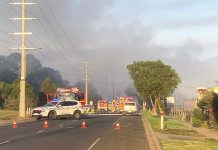 Industrial fires treated as suspicious