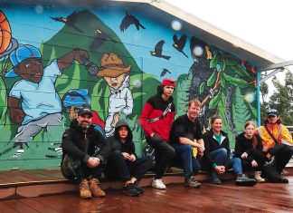 Track mural opens up eager eyes