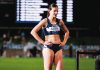 Fleming competing against the very best