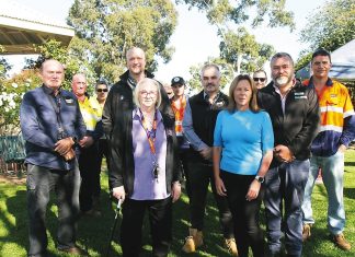 Workers gather in solidarity