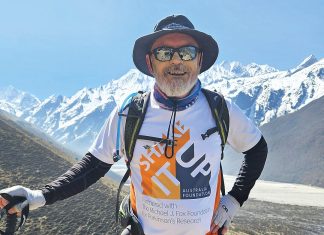 Mountains of support for worthy cause