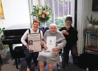 Dorothy Castell marches to 100