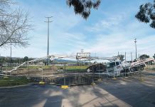 Horrible construction incident at Moe sports precinct